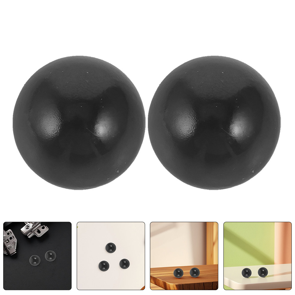 Boxing Machine Arcade - 6Pcs Black Plastic Pinball Balls Replacement