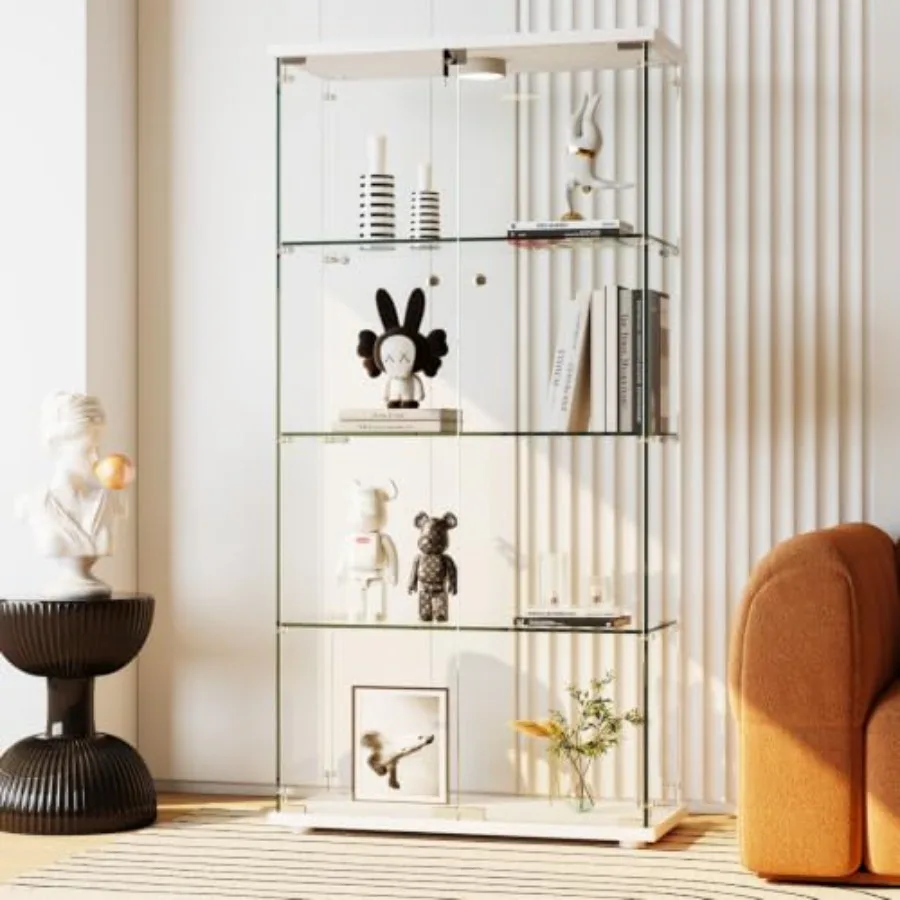 Glass Cabinet Display - Tempered Glass Display Cabinet for Collectibles