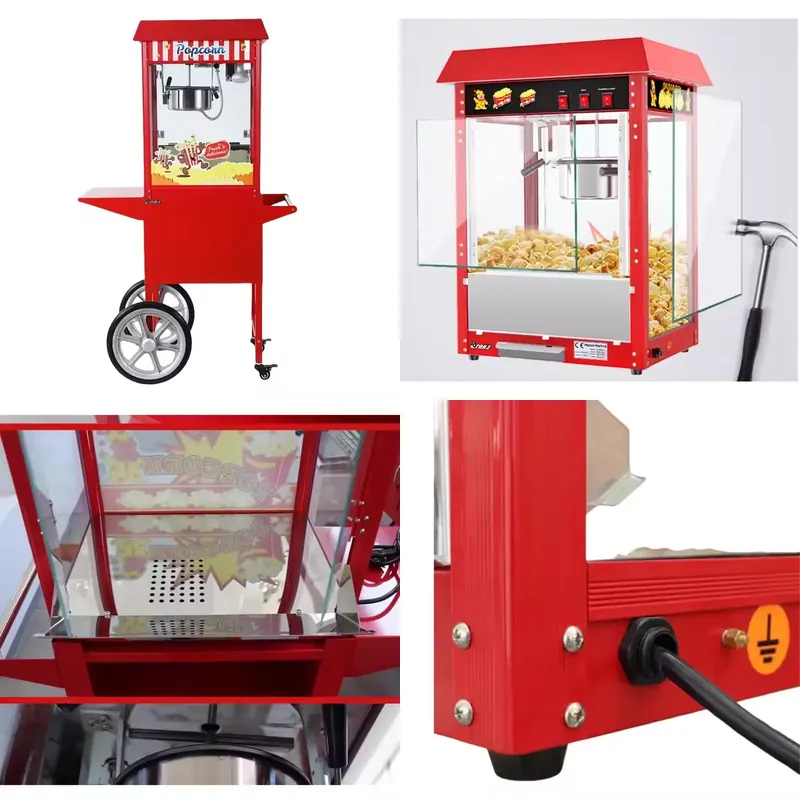 Hot Air Commercial Popcorn Mak - Popcorn Vending Machine review and price