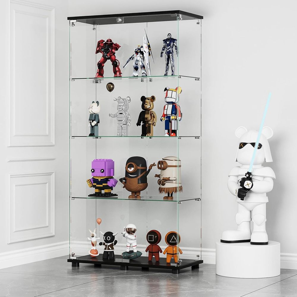Glass Display Cabinet with 4-S - Glass Cabinet Display review and price