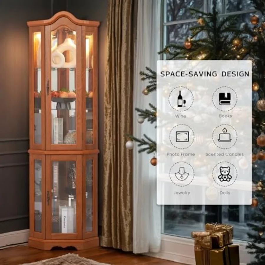 Corner curio cabinet for bar a - Glass Cabinet Display review and price