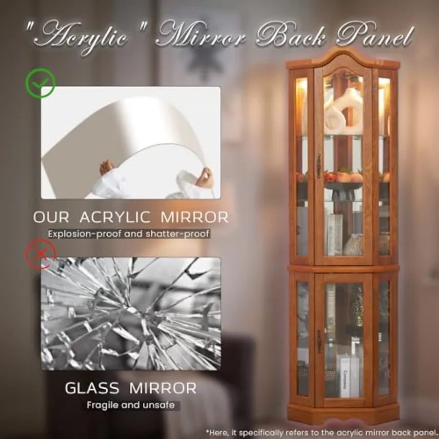 Corner curio cabinet for bar a - Glass Cabinet Display review and price