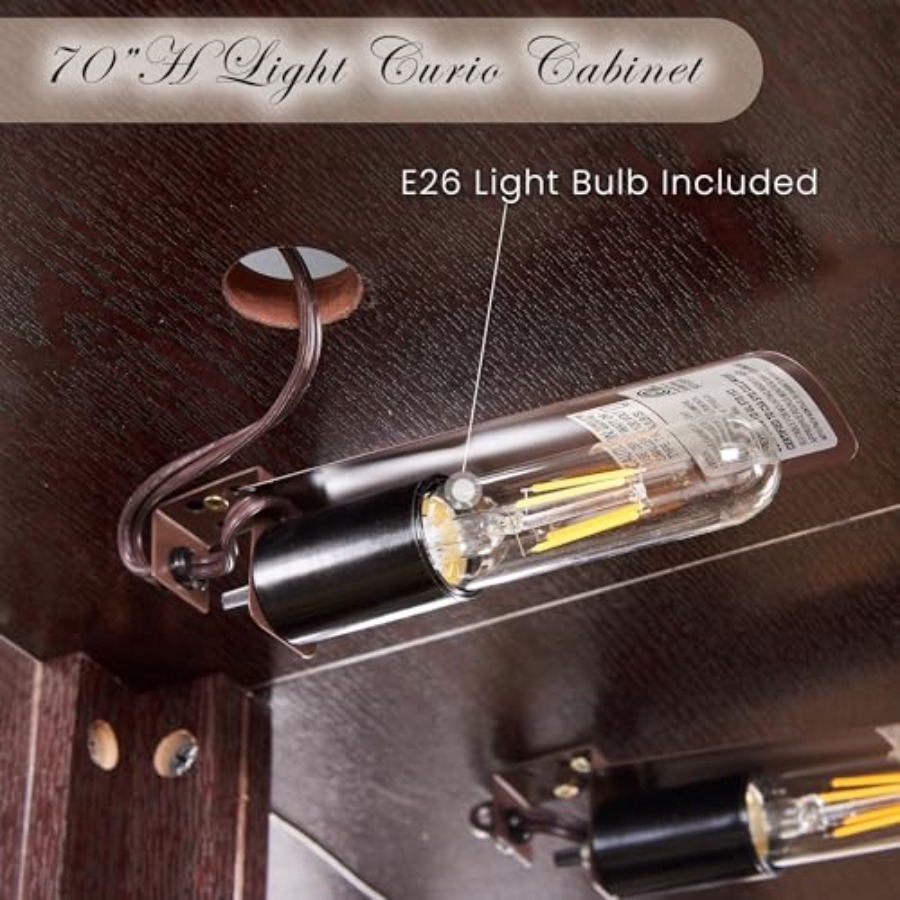 Corner curio cabinet for livin - Glass Cabinet Display review and price