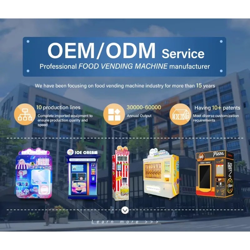 Customized New Automatic Popco - Popcorn Vending Machine review and price