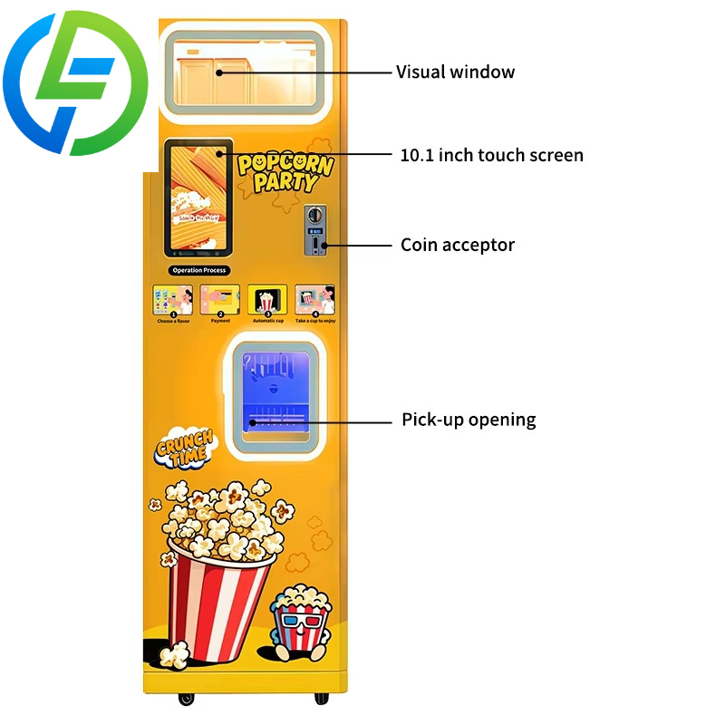 Customized Hot Air Fully Popco - Popcorn Vending Machine review and price