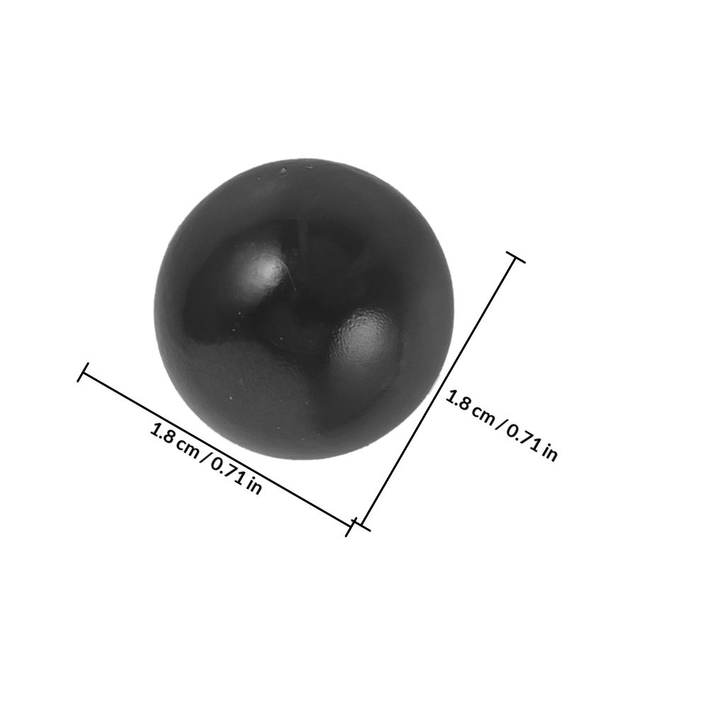 6Pcs Black Plastic Pinball Bal - Boxing Machine Arcade review and price