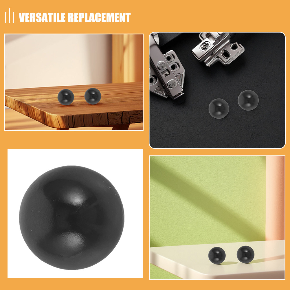 6Pcs Black Plastic Pinball Bal - Boxing Machine Arcade review and price