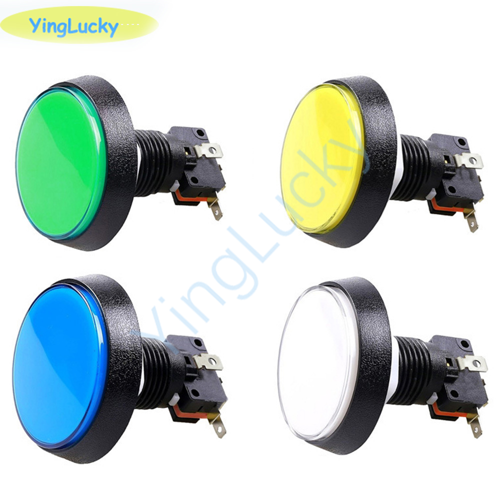 10pcs Arcade Button 60MM  LED  - Coin Acceptor Selector review and price