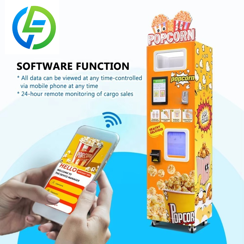 Customized New Automatic Comme - Popcorn Vending Machine review and price