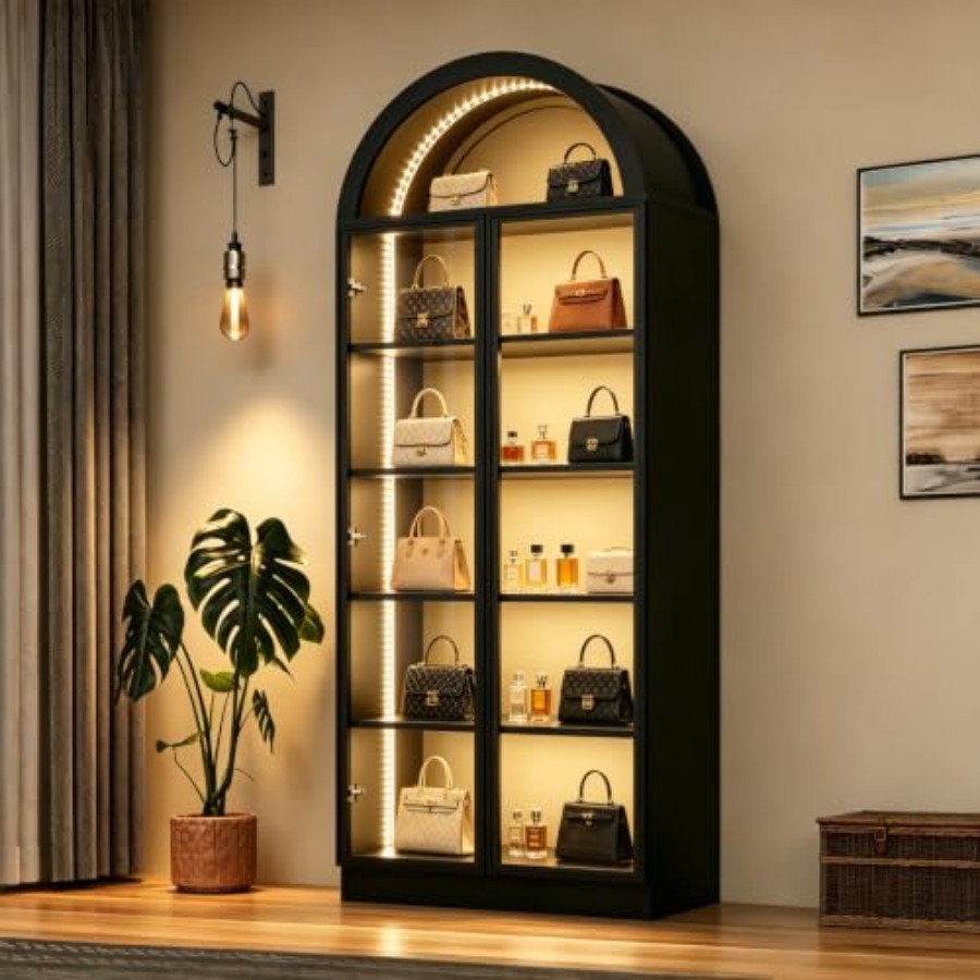 Arch display cabinet for livin - Glass Cabinet Display review and price