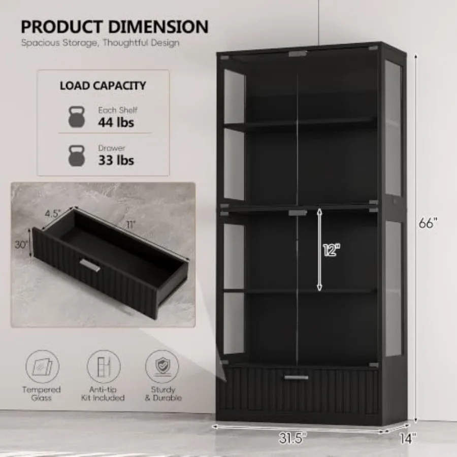 66 Display Cabinet with Glass  - Glass Cabinet Display review and price